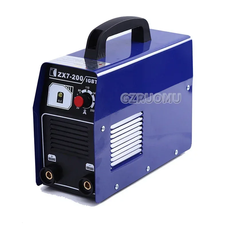 220V Portable Mini Electric Welding Machine Fully Automatic Small Electric Welding Machine zx7-200 Inverter DC All Copper