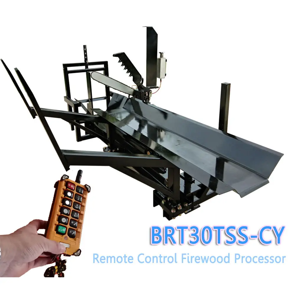 AGT Log Processor Firewood Table Saw Machine Wood Cutting Machine Hydraulic Log Splitter Stock Available