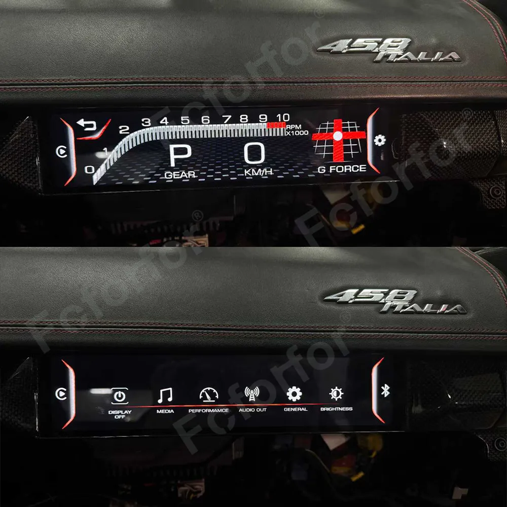 

Для Ferrari 458 Italia Spider Speciale 2009-2015: Обновленный цифровой HD сенсорный экран приборной панели пассажирского сиденья (спидометр)