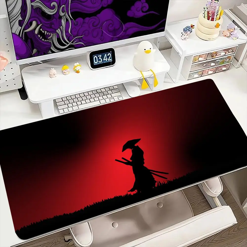 

Blood Moon Warrior Mouse Pad 900x400MM Large Gaming Mousepad Keyboard Gamer Rubber Anti-wrinkle Anti-Slip Bottom Desk Mat
