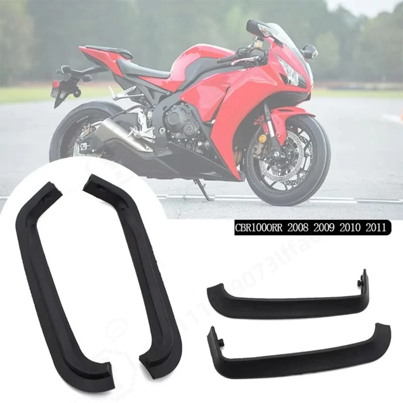 3pcs CBR 1000 RR Motorcycle Ram Air Intake Tube Duct Rubber Damper Cover For  CBR1000RR 2008 2009 2010 2011