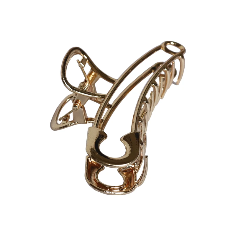 

Stand Out from the Crowd with Our Unique and Eye-Catching Metal Hair Claw Clip Pin Shaped Design