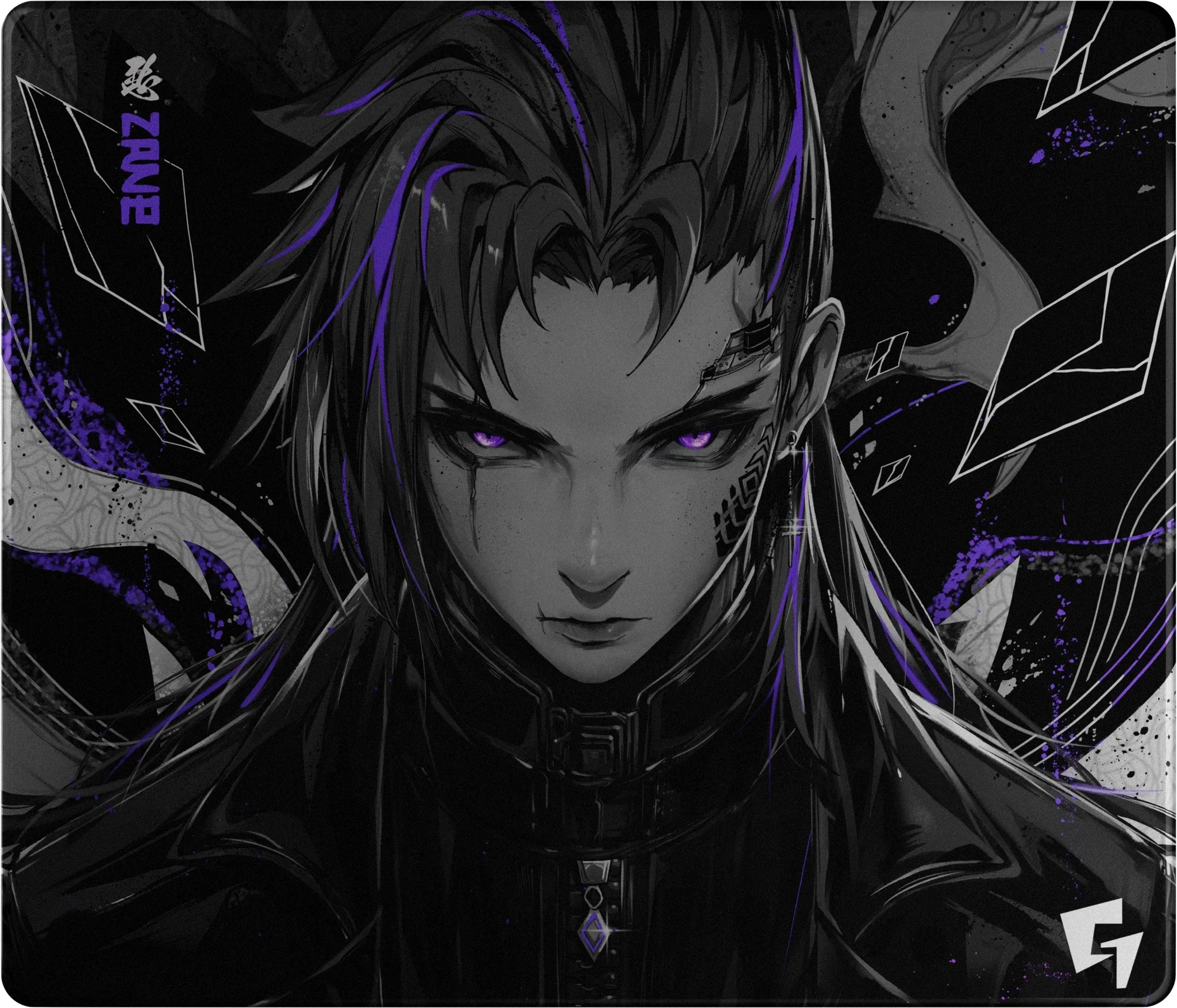 PANPAD GLSSWRKA Akari Kazemi Hana Zane FPS esports game glass mouse pad 4.0 Coating Optimization (copy)