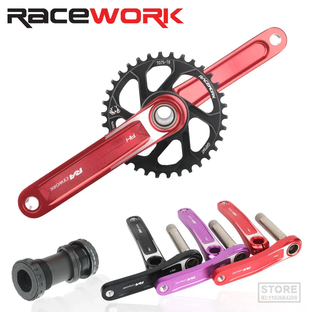 

Mountain Bike GXP Crank 170mm MTB Bicycle Crankset 3 Degree Offset 32/34/36/38T Narrow Wide Chainring For SRAM XX1 XO1 X1 GX XO