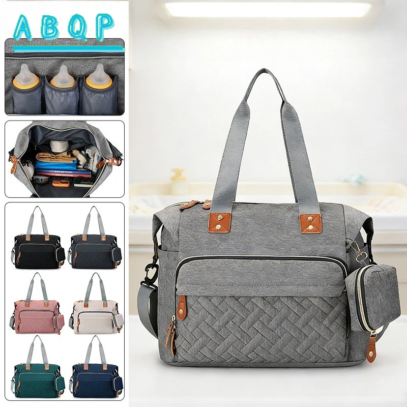 New Diaper Bag Handbag Large Capacity Multifunctional Baby Bag Lightweight Out-and-out Baby Supplies Storage Bag High Quality