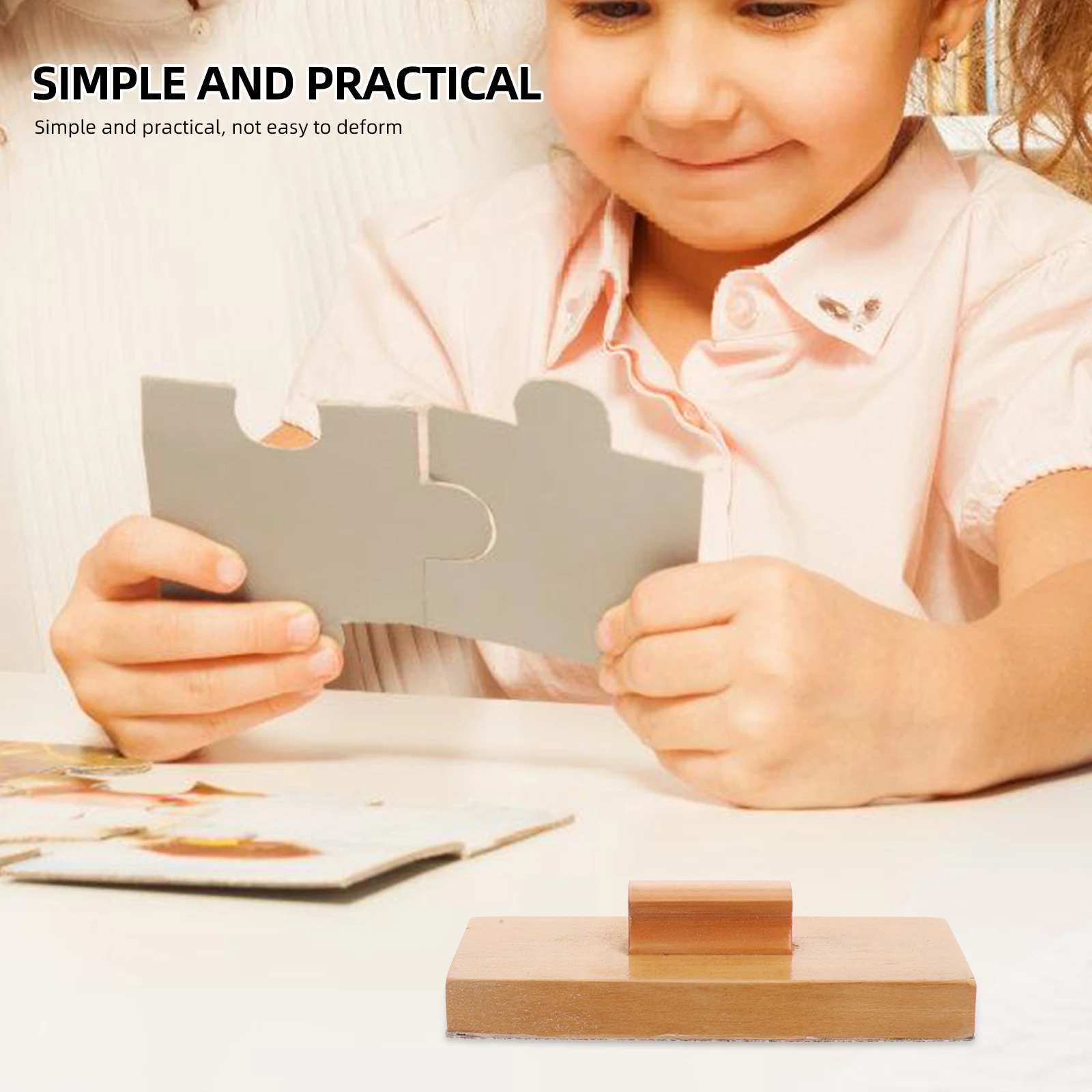 

Wooden Sand Block Kids Percussion Toys Baby Musical Instruments Safe Reusable Longtime Rhythm Control Children Toy Musical Play