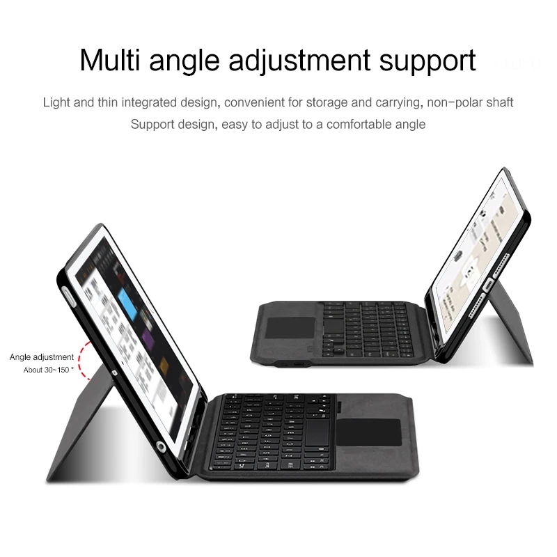 Imagem -03 - Magic Keyboard Stand Case para Ipad Touchpad Backlight Pencil Holder Mini 5th Gen 7.9