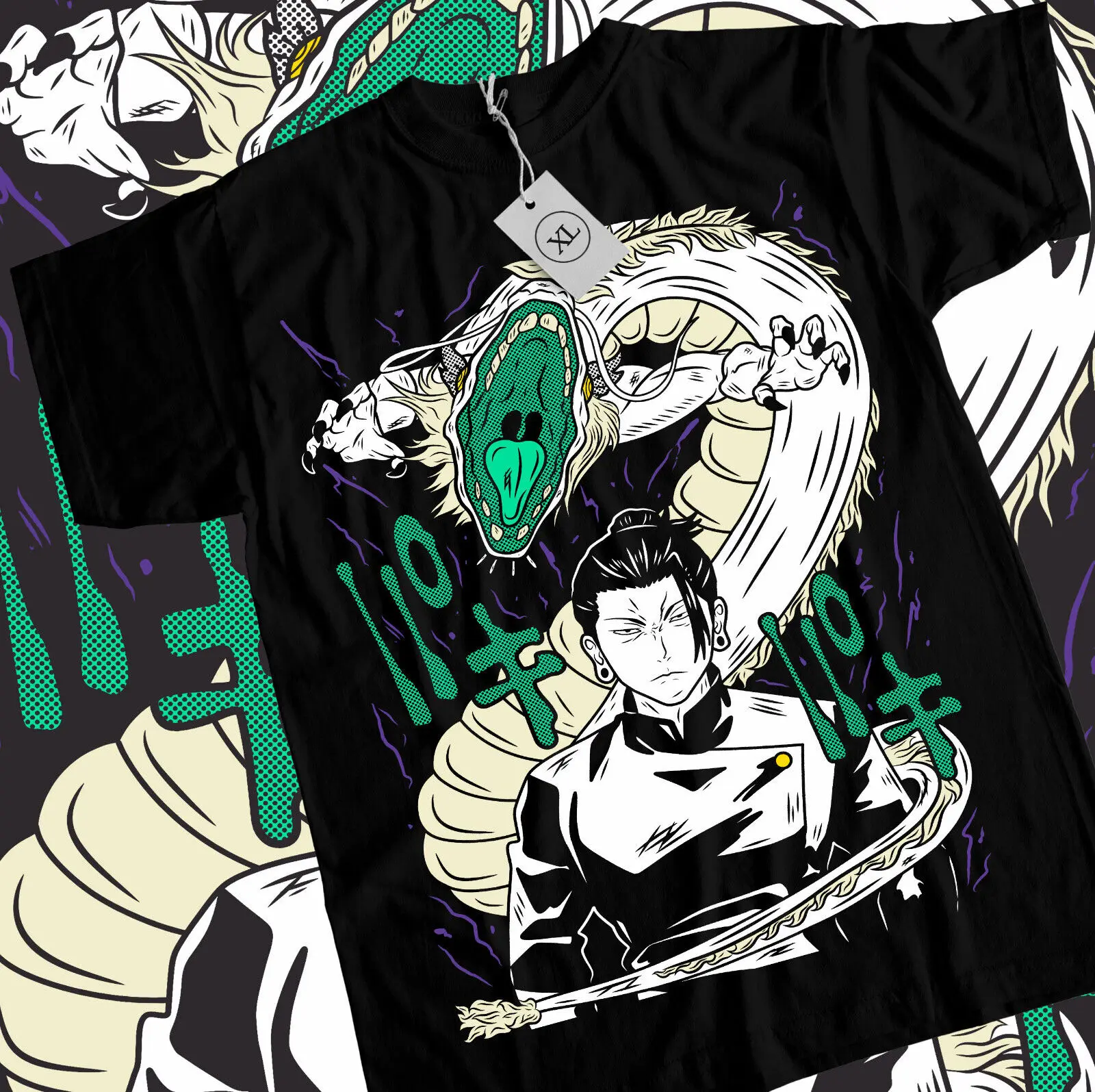 

Geto Suguru Short Sleeve Jujutsu Kaisen Gojo Anime Unisex Shirt T-shirt All Size