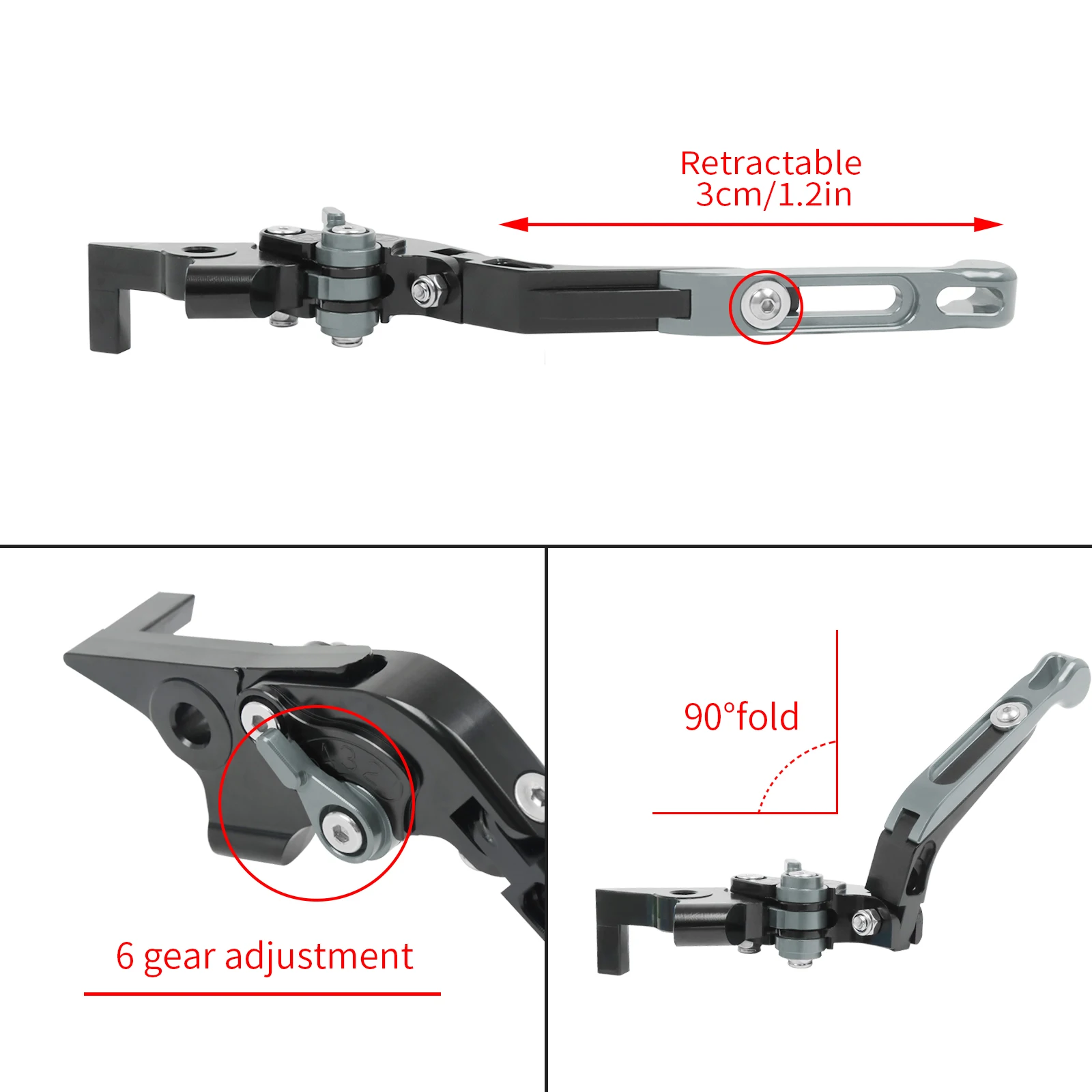 For Honda CB750 Hornet CB 750 2023 2024 2025 Motorcycle Adjustable Folding Extendable Brake Clutch Levers Handle Lever