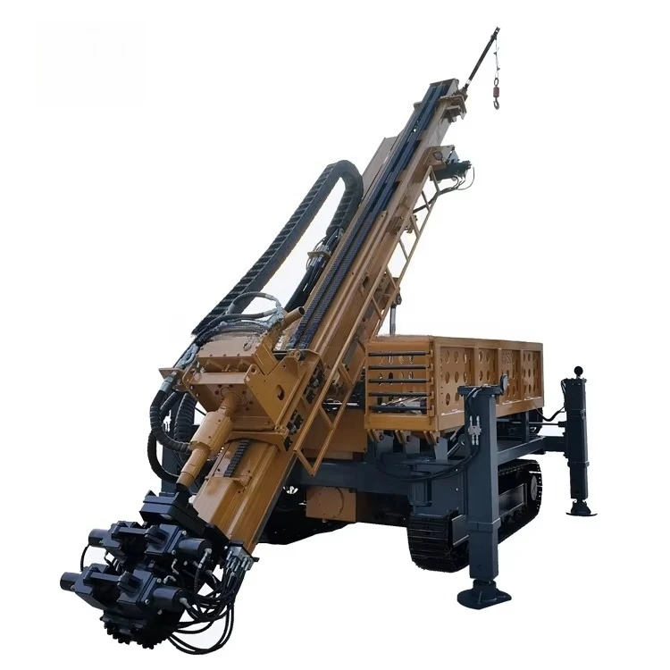 High Performance Diesel Crawler Exploration Drilling Rig With Core Sampling For Gold Mining