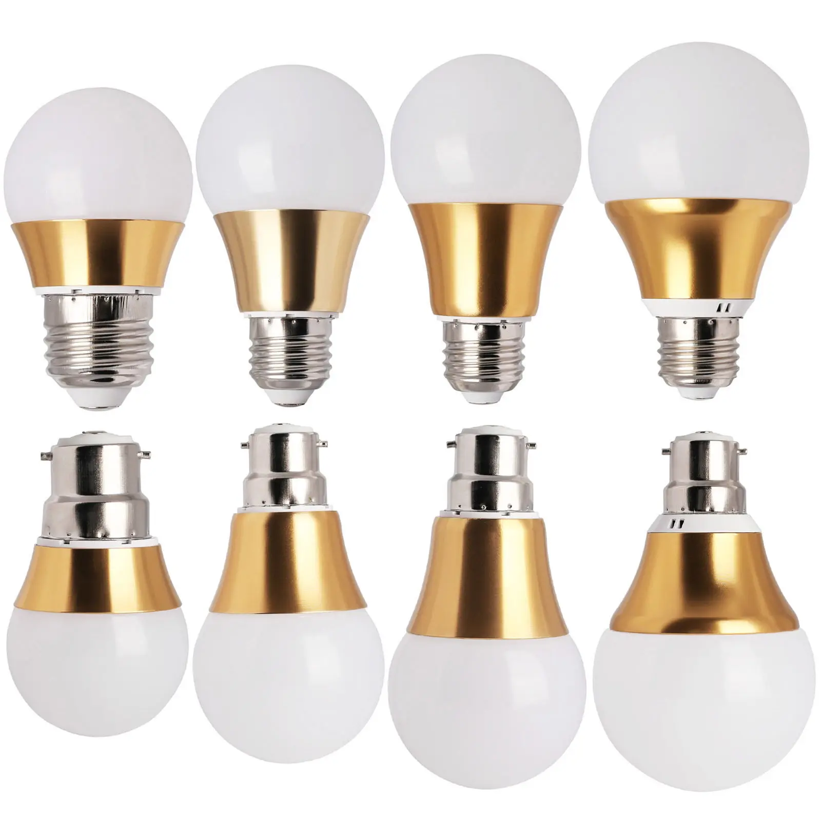 

E27 B22 3W 5W 7W 9W Led Bulb Globe Screw Led And Warm Cold Bulbs White 110V 130V 220V 240V Plastic Shell Decorative Lamp Lamps