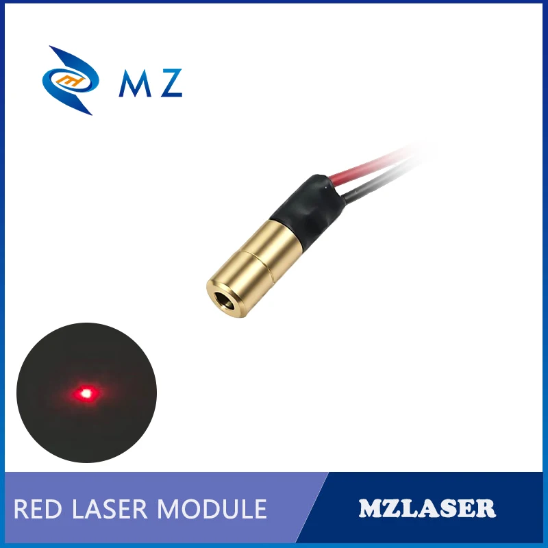 New Adjustable Focusing Red Dot Laser Diode Module 635nm D4mm 0.5mW 1mW 5mW 3V Industrial Grade for Woodworking Machinery
