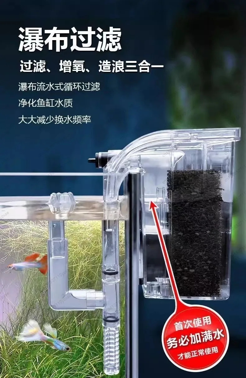 Low Maintenance Desk Aquarium, Closed Ecosystem for Office/Home, Mini Self-Cleaning Tank Helps Reduce Stress