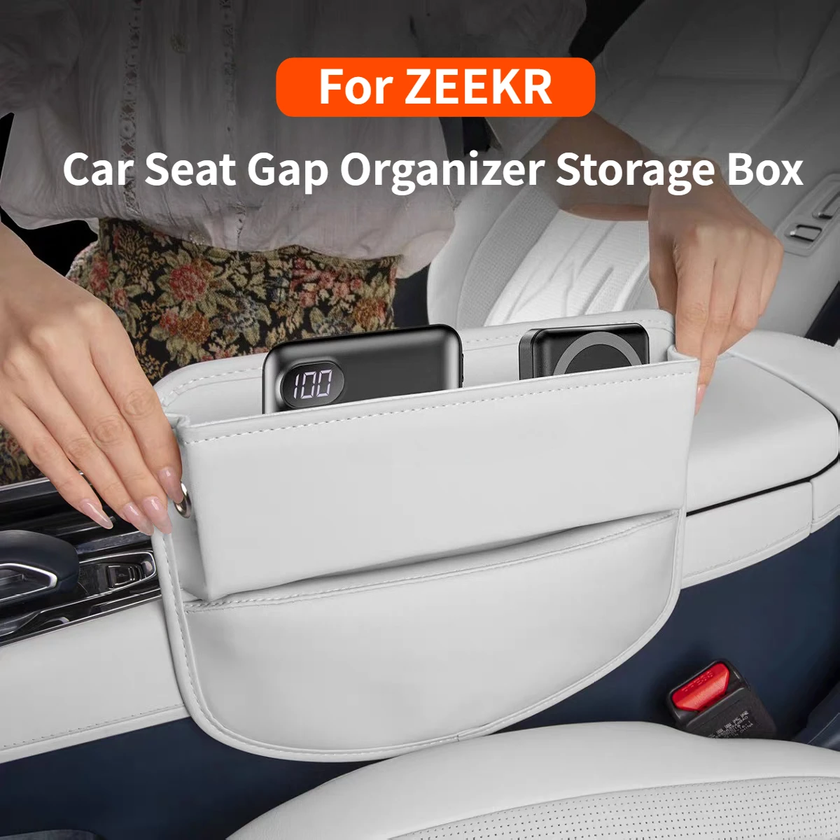 

Органайзер-кейс для хранения в зазоре между сиденьями автомобиля Zeekr 7X 001 007 007GT, аксессуар для центральной консоли