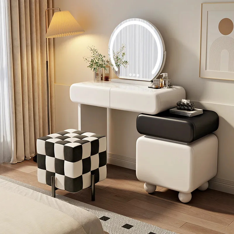 

Beauty Corner Dressing Table Bedside Coffee Modern Tool Chest Dressing Table Drawers Mirror Penteadeira Postmodern Furniture