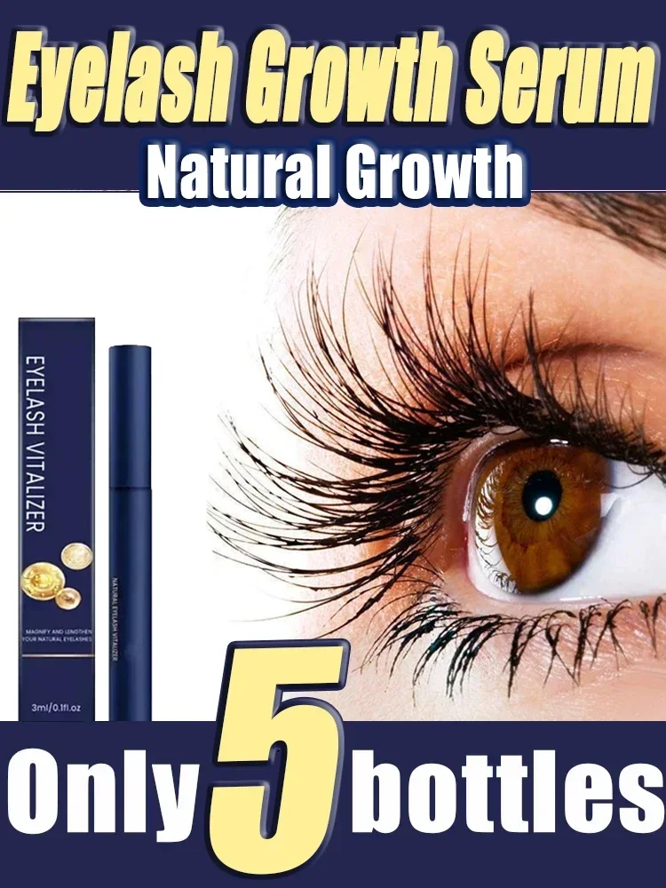 Fast Eyelash Growth Serum 7 Days Natural Eyelash Enhancer Longer Fuller Thicker Lashes Treatment Products Eye Care Makeup