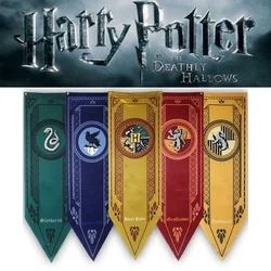 Figuras de acción de Harry Potter para niños, 45x150cm, Bandera de escuela mágica, decoración de fiesta, pintura colgante, juguetes de regalo, novedad