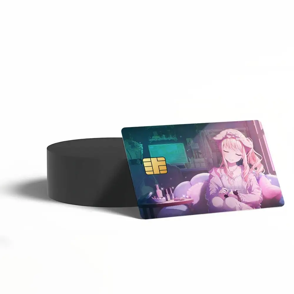 Akiyama Mizuki Project Sekai Poster Credit Card Skin Stickers for Bank Access Protective Film Cover Sticker Surprise Gift