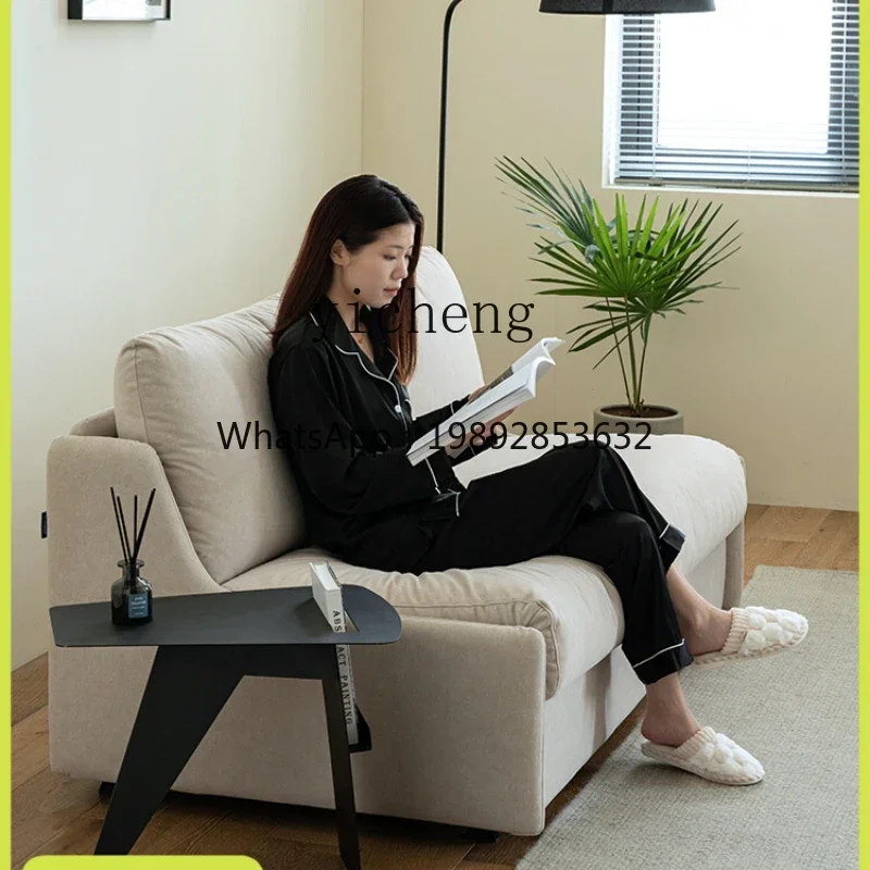 

Zc technology cloth sofa bed foldable multi-functional dual-purpose small apartment living room single double sofa bed