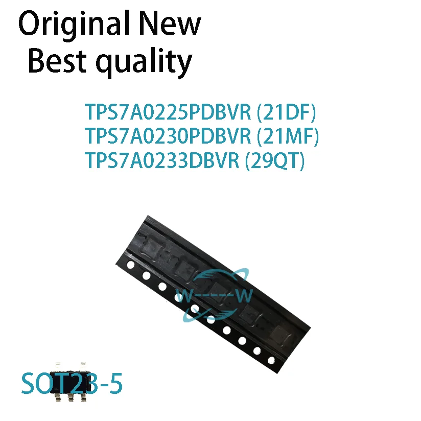 (5 PCS)NEW TPS7A0225PDBVR 21DF TPS7A0230PDBVR 21MF TPS7A0233DBVR 29QT TPS7A0225P TPS7A0230P TPS7A0233 SOT23-5 IC Chip