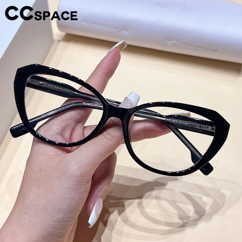 Women Fashion Cat Eye Reading Glasses Popular Spring Hinge Optical Anti Blue Eyeglass Custom Prescription Spectacles #304256
