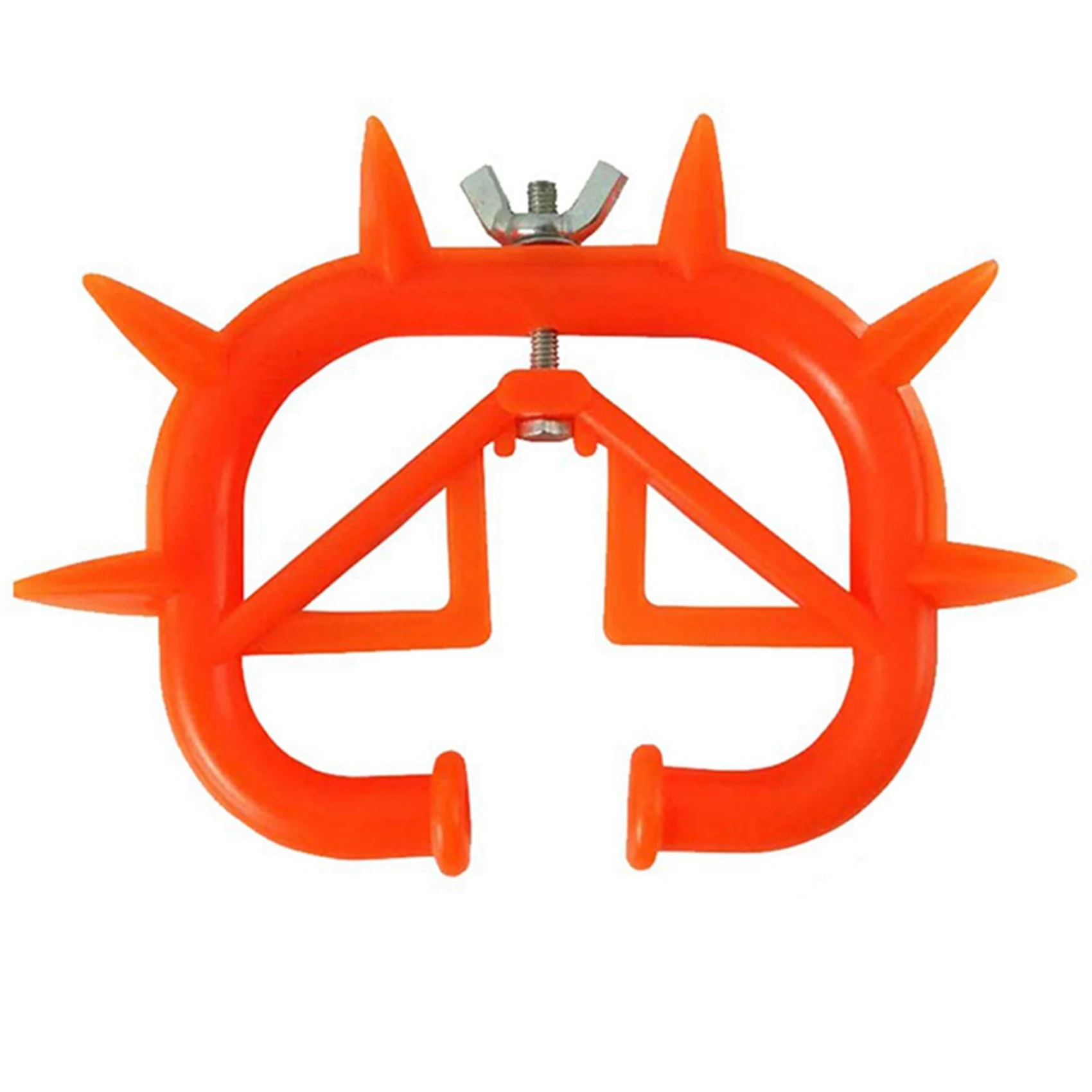 

Новые 60 шт. пластиковые кольца для носов коров, красные, для отлучения от груди, для телят и скота, предотвращают сосание