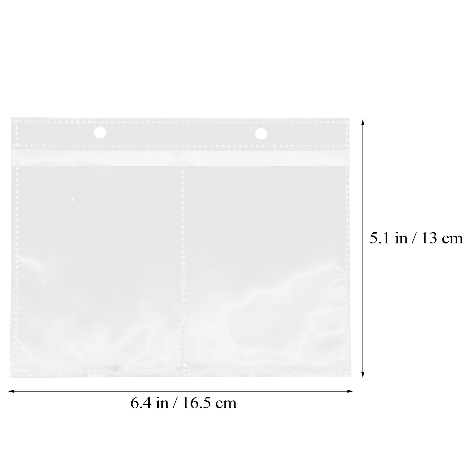 

20Pcs Transparent Photo Sleeves Clear Reusable Plastic Pockets for Ring Binder Album Pages Protection Storage Scrapbook Recipe