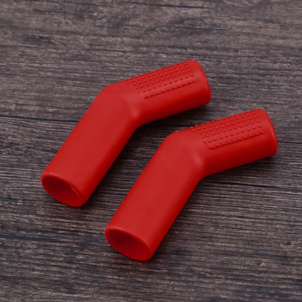 

2Pcs Motorcycle Gear Shifter Cover Heavy Duty Rubber Protective Sleeve Anti-Wear Fit All Boots Ride Safety Equipment Red