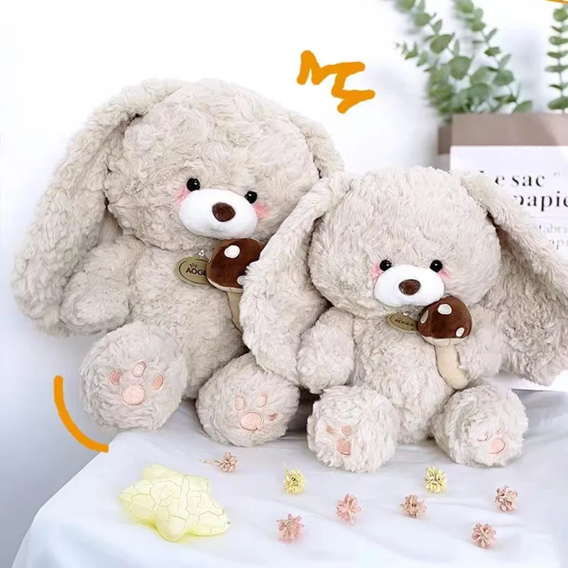 16/23/31cm weich gefüllt fluffly Vertrauen Kaninchen Plüsch tier Kawaii Stofftier Hasen puppen Cartoon Mädchen Umarmung Kissen Kinder Geschenk