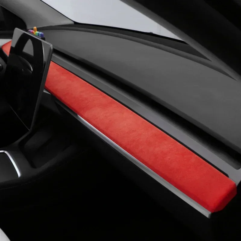 Per la copertura modellata del cruscotto dell\'auto modello Y per Tesla Model 3 Y 2019-2023 accessori per toppe Decorative del pannello degli