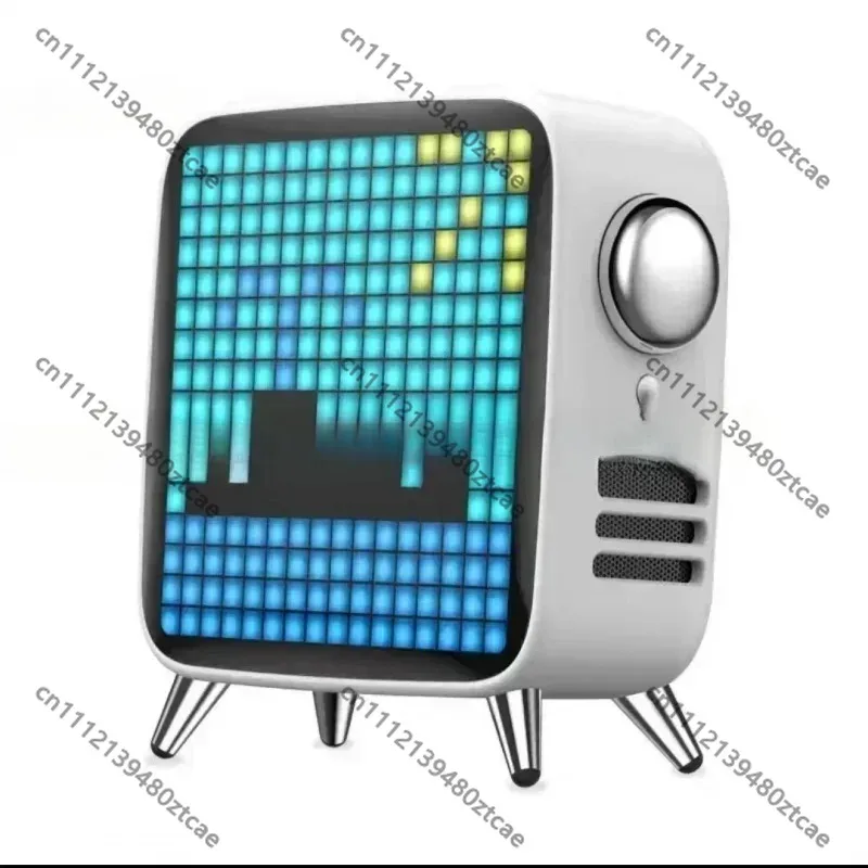 Smart Wireless Speaker, Weather Alarm Clock, Mobile App Control, Bluetooth Audio Speaker with LED Display for Home Use