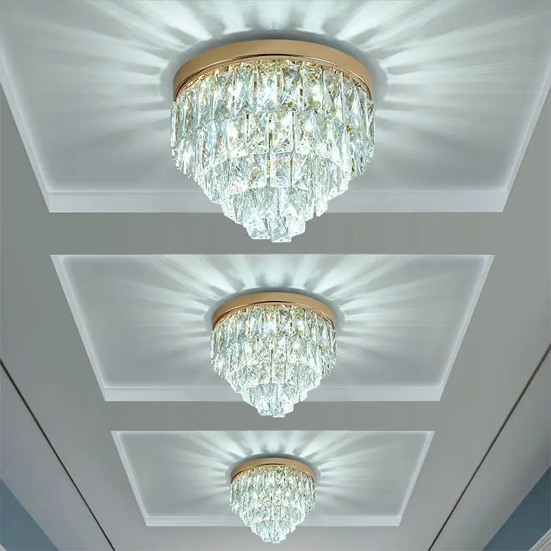 corridor lights, balcony lights, European crystal lamps, Italian modern ceiling lights