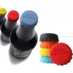 Reusable Silica Gel Bottle Cap Sealed Beer Cap Vinegar Soy Bottle Soda Cola Wine Protective Stopper Bar Accessories Home Bars