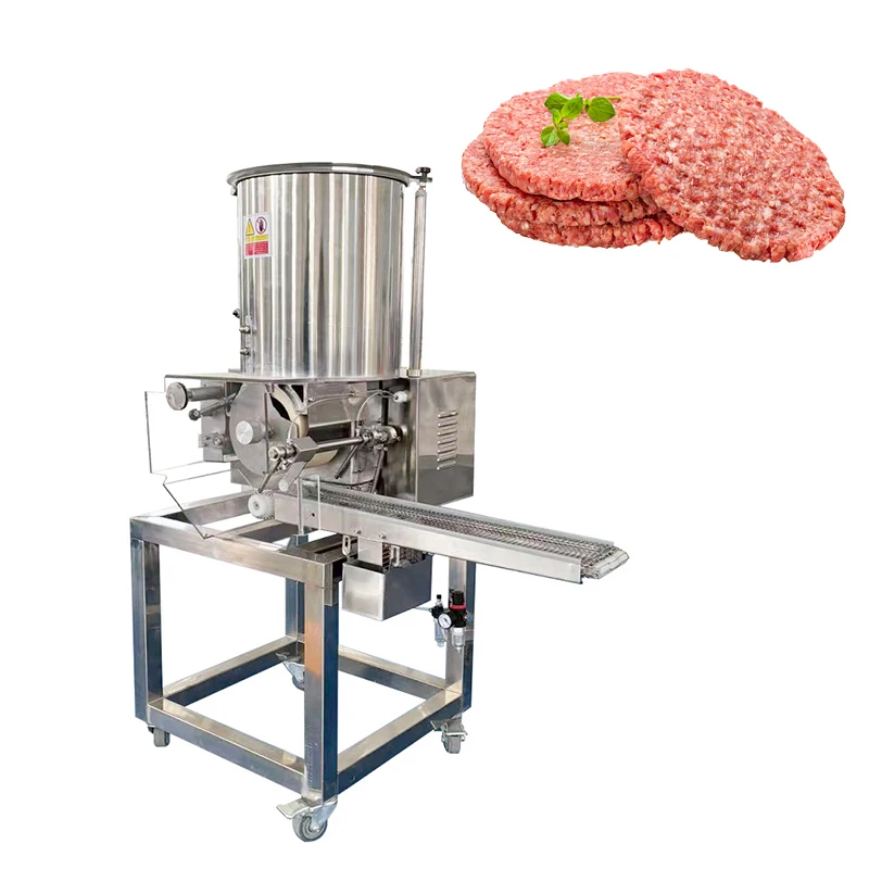 

Large Nigerian Meat Burger Press Hamburger Pie Mass Production Patty Patties Cake Maker Making Machine Maker Automatic