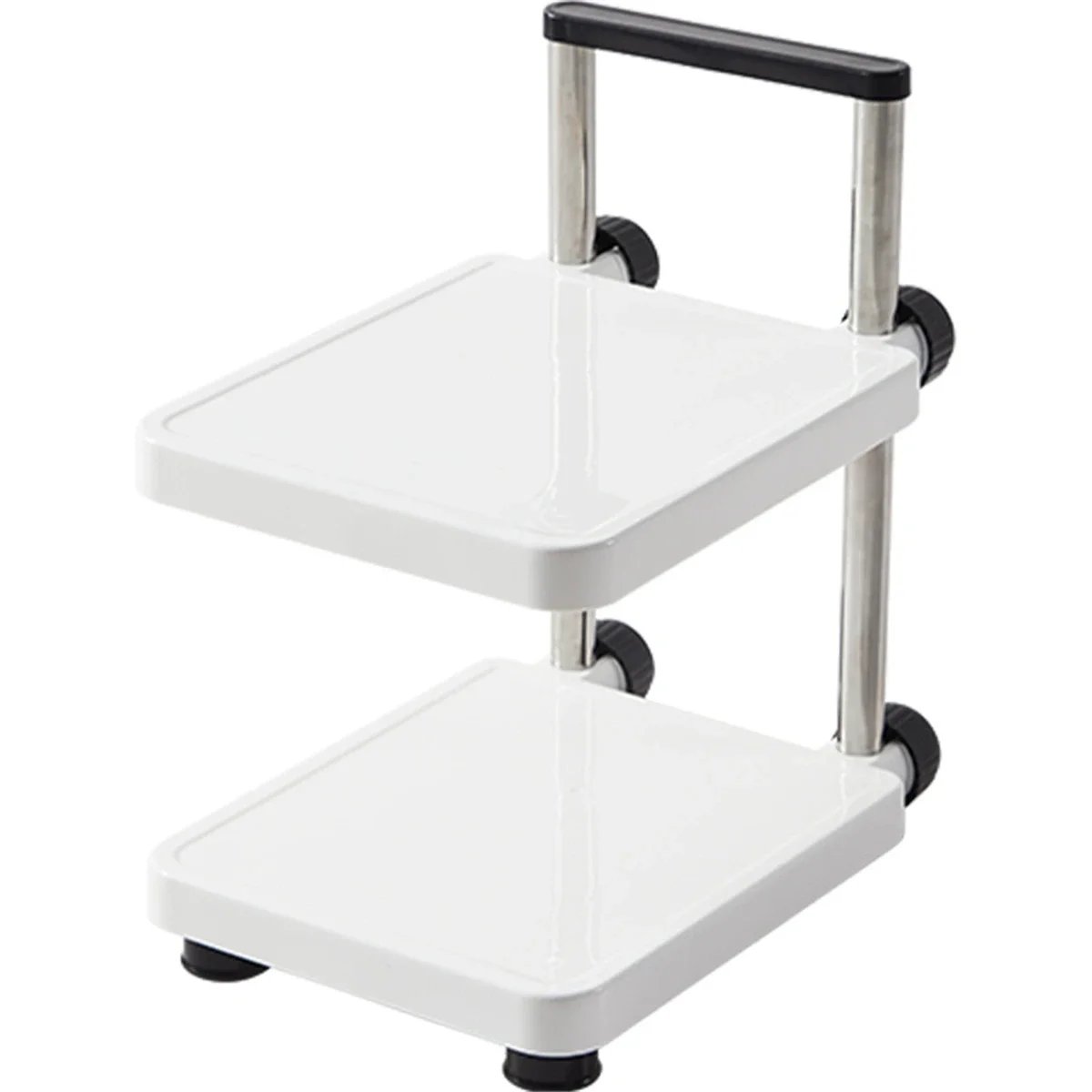 33x29.5x21cm Kitchen Organizer Compact Design Maximize Cabinet Space Multi-functional Storage Stainless Steel Construction