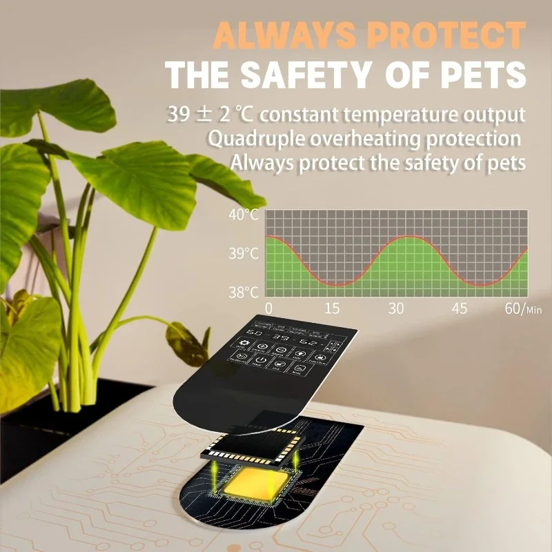 Automatic Pet Dryer Box for Cats Small Dogs,Ultra Quiet Dog Hair Dryer 71L Capacity with Smart Temperature Control 360 Drying