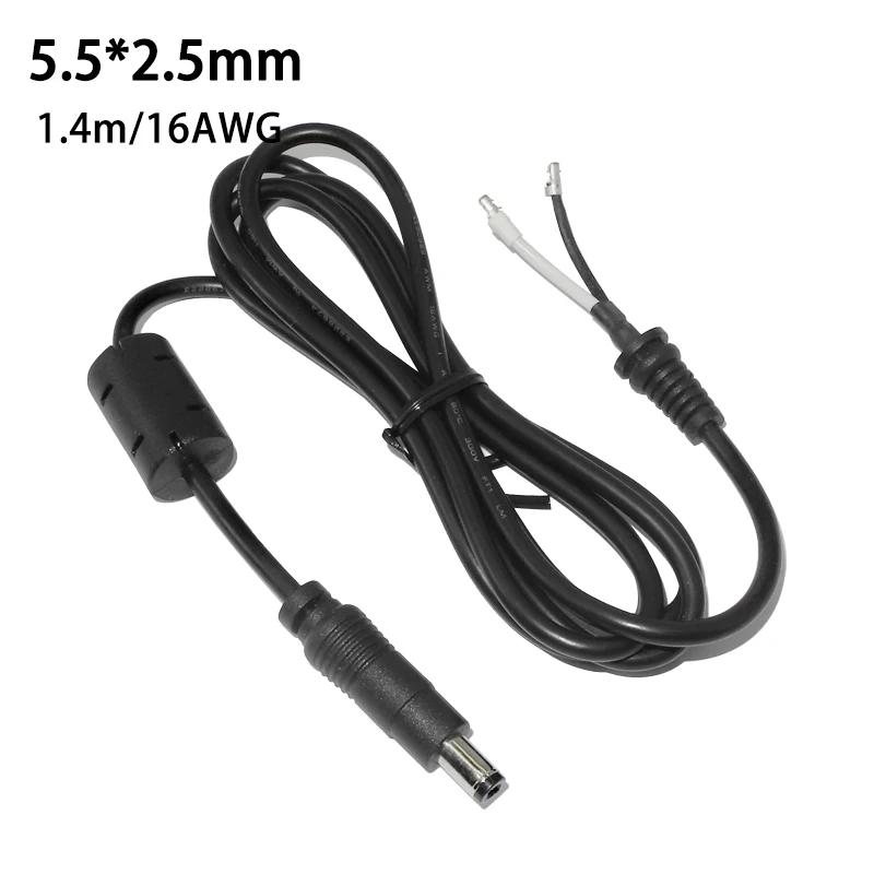 5.5x2.5mm 16AWG Original DC Power Connector Jack Laptop Dc Cable Cord for Asus Toshiba Lenovo Notebook Charger Wire