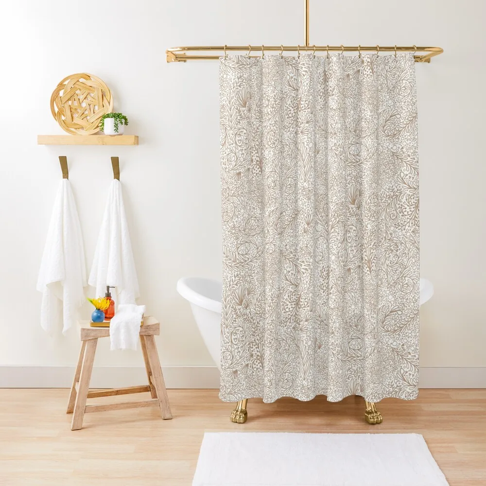 

Floral & elegant Shower Curtain Washable Waterproof Fabric Shower Waterproof Bathroom Shower Anti-Mold Waterproof Curtain