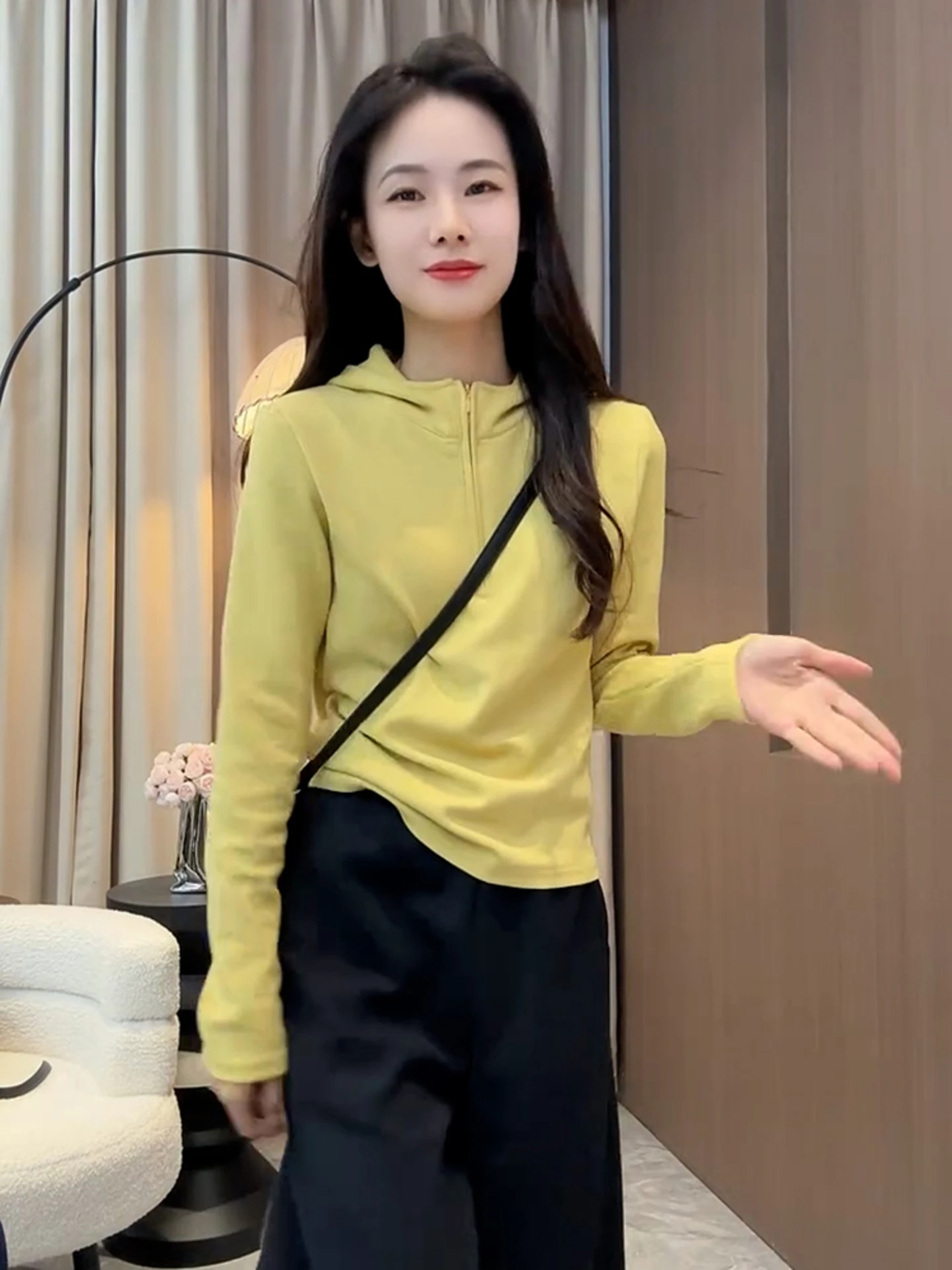 Thiened Fce Hoodie Damen Reißverschluss-Sweatshirt Weich Schlank Machend Winter Oberbekleidung Top Koreanischer Stil Pendler Windjacke