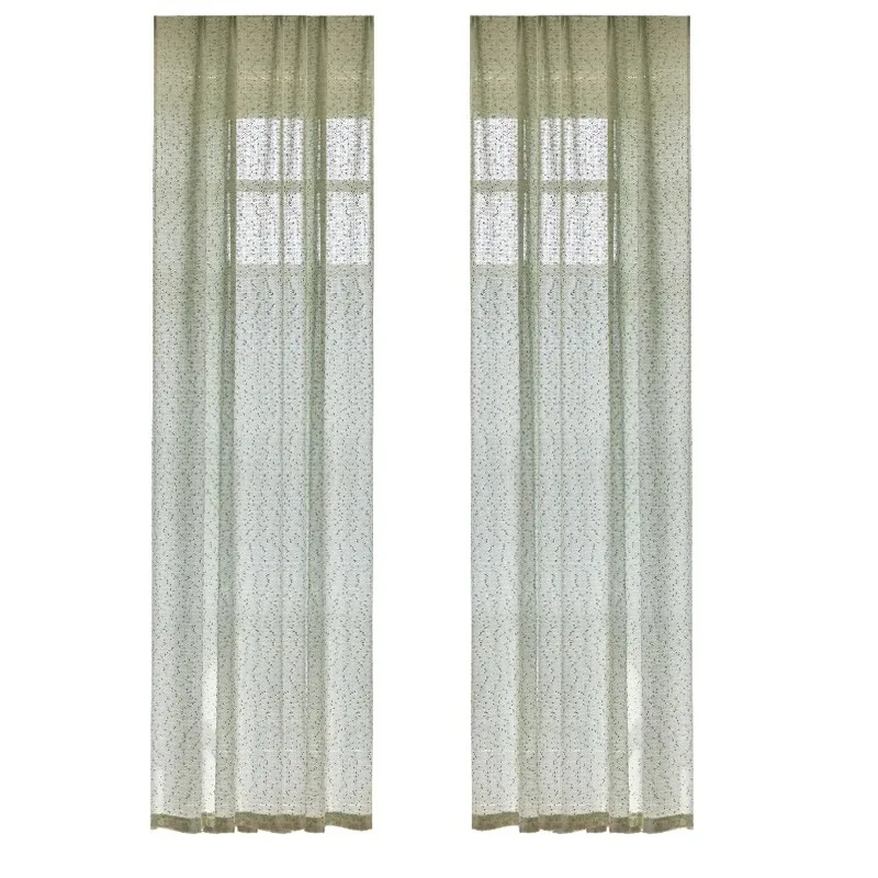 Romantic French Dreamy Little Fragrant Lace Custom Size Luxury Fashion Curtains for Living Dining Room Bedroom