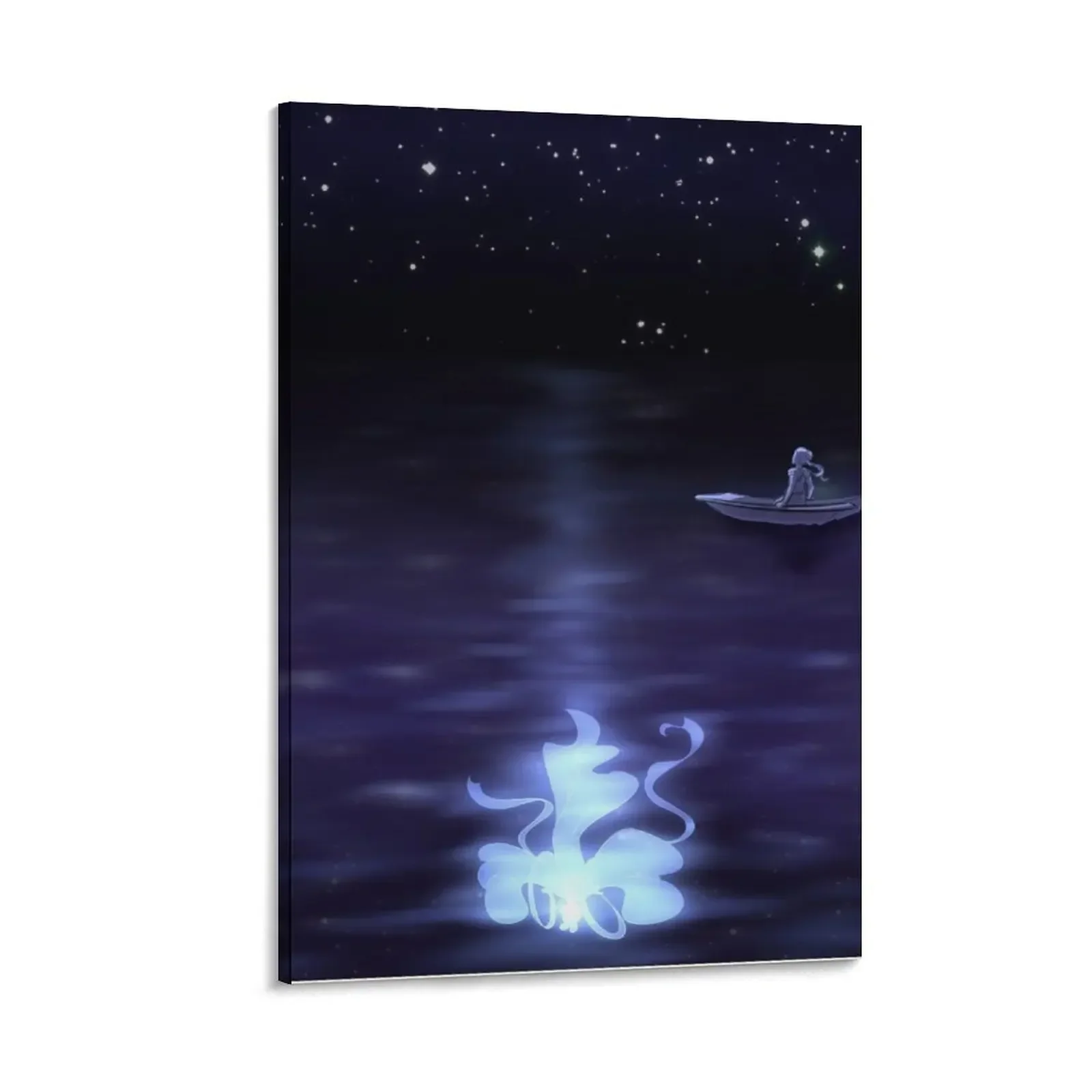 

Illustration: Cowherd and Weaver Girl Canvas Painting room decors aesthetic ornaments for home art
