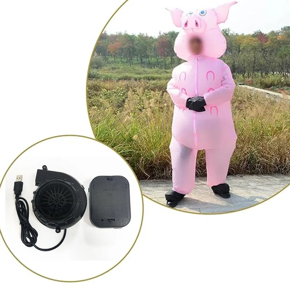 6V Black Mini Blower Without Battery Powerful Air Blower High Speed 8900RPM Cartoon Doll Inflatable Suit Tools Inflatable Blower