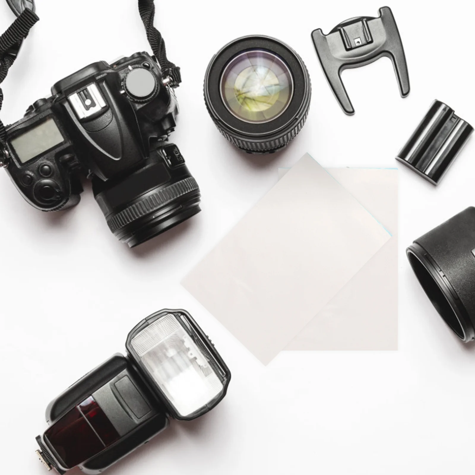 

4Pcs Microscope Lens Cleaning Paper Fiber Wipes Quick Stain Fingerprint Removal Portable Lens Cleaner for Cameras Camcorders