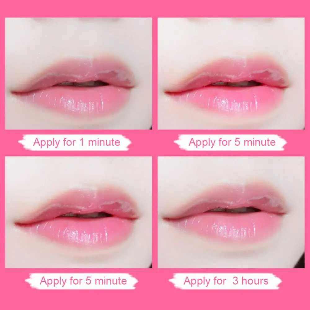 Sexy Pink Lip Balm Color Changing Lip Balm Long-lasting Moisturizing Lipstick Ice Soft Strawberry Color Lip Balm Waterproof