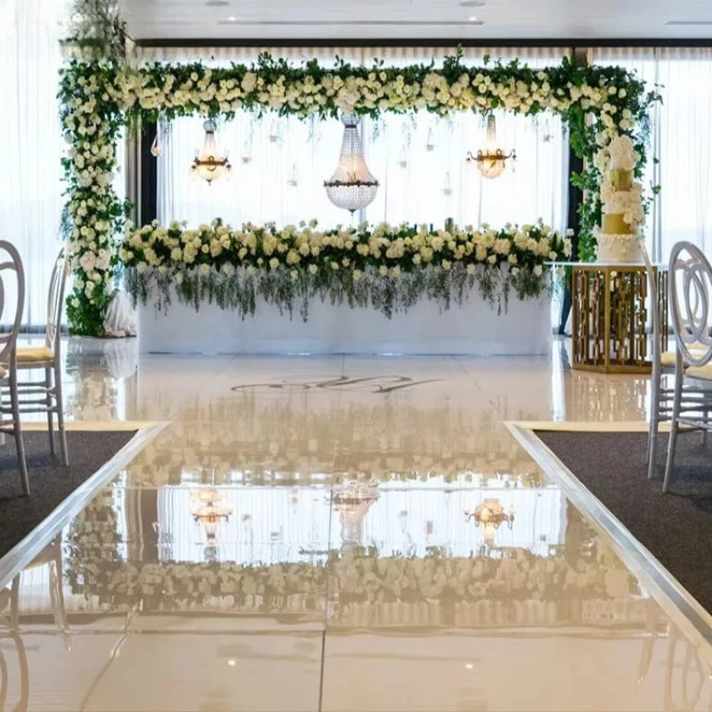 Portle White Wooden Dance Stage Floor Wedding Party Decoration