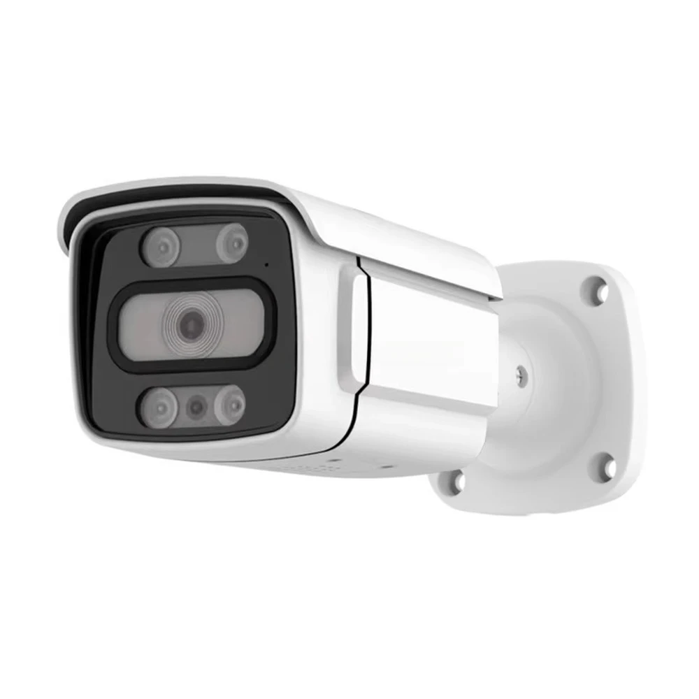 Support PoE powered microphone audio, warm night vision, full color video, professional digital Sony video 4K IP camera