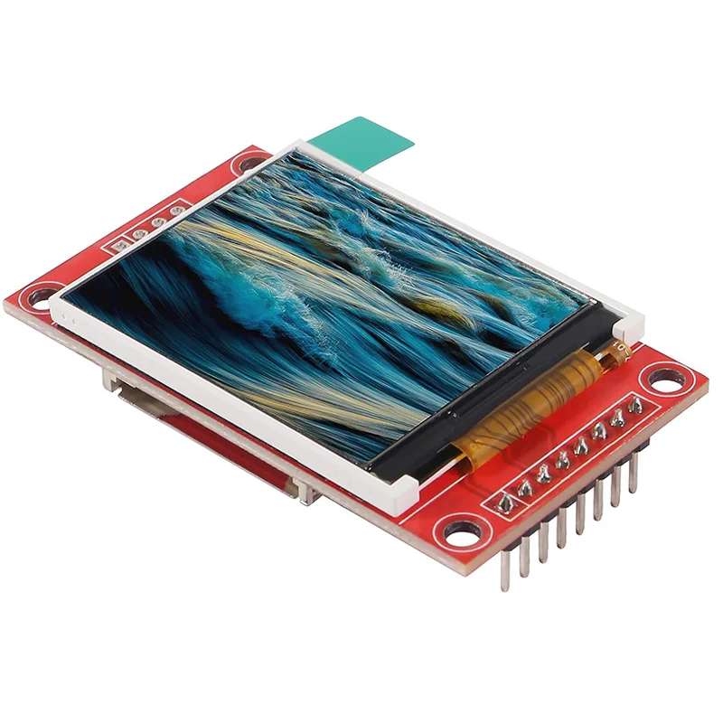 1.8-Inch SPI TFT LCD Display Module ST7735 128 × 160 TFT LCD Screen Protector 3.3V 5.5V 51/AVR/STM32/ARM 8/16 Bit