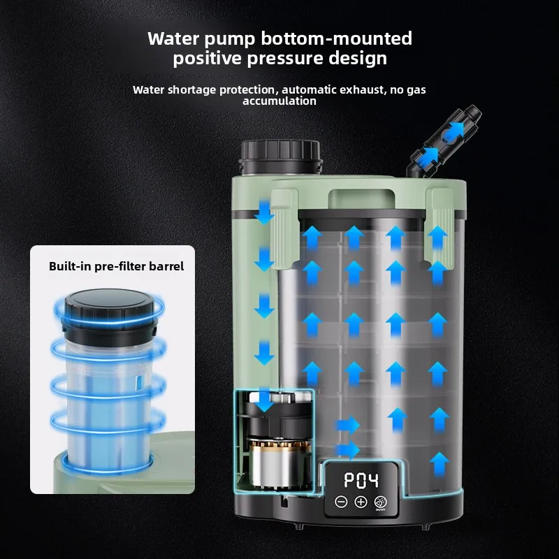 ATMAN Chuangxing CFZ frequency conversion intelligent silent large flow fish tank aquarium filter