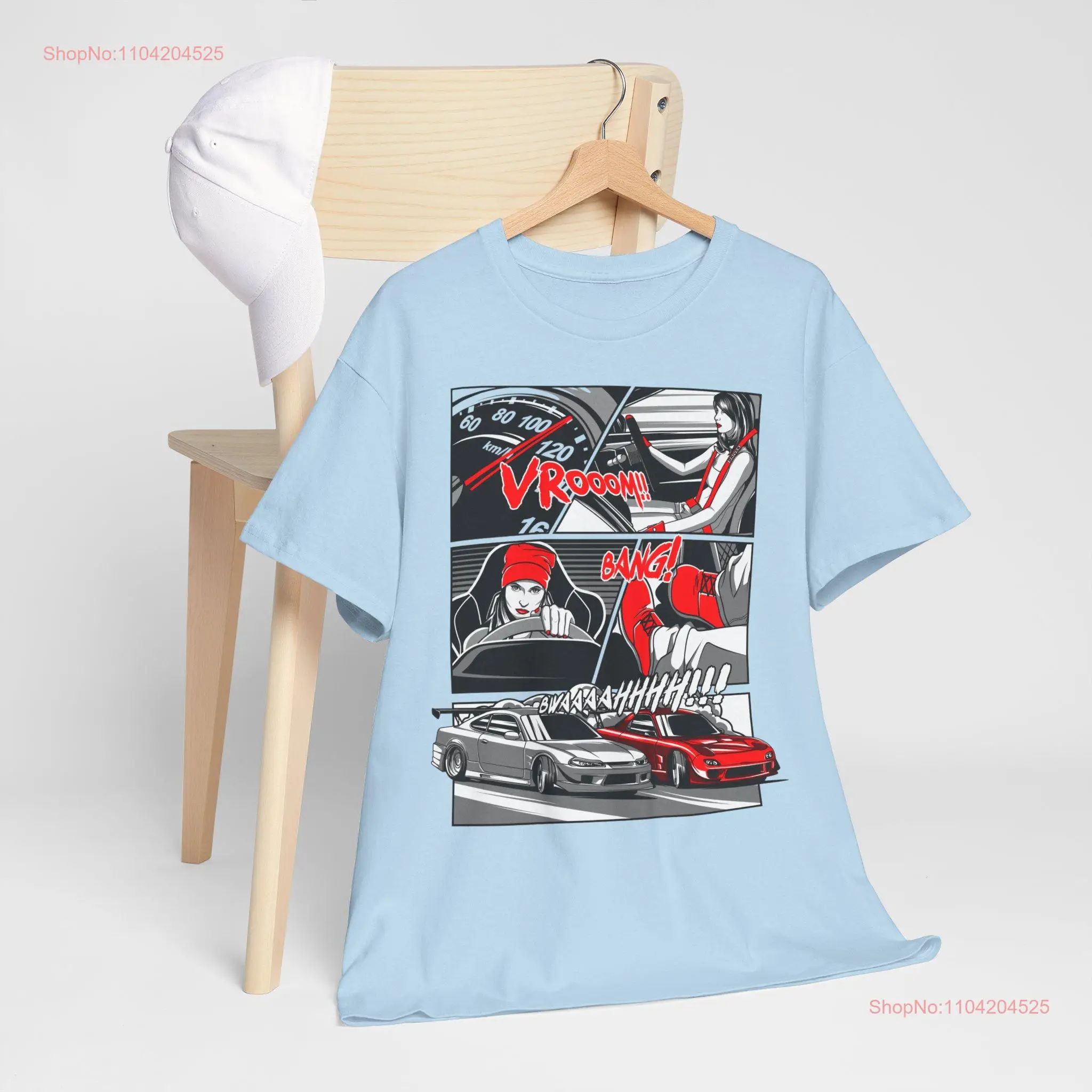 

Футболка для дрифта Performance Car Sports Automobile Racing Touge Shibuya с длинными или короткими рукавами