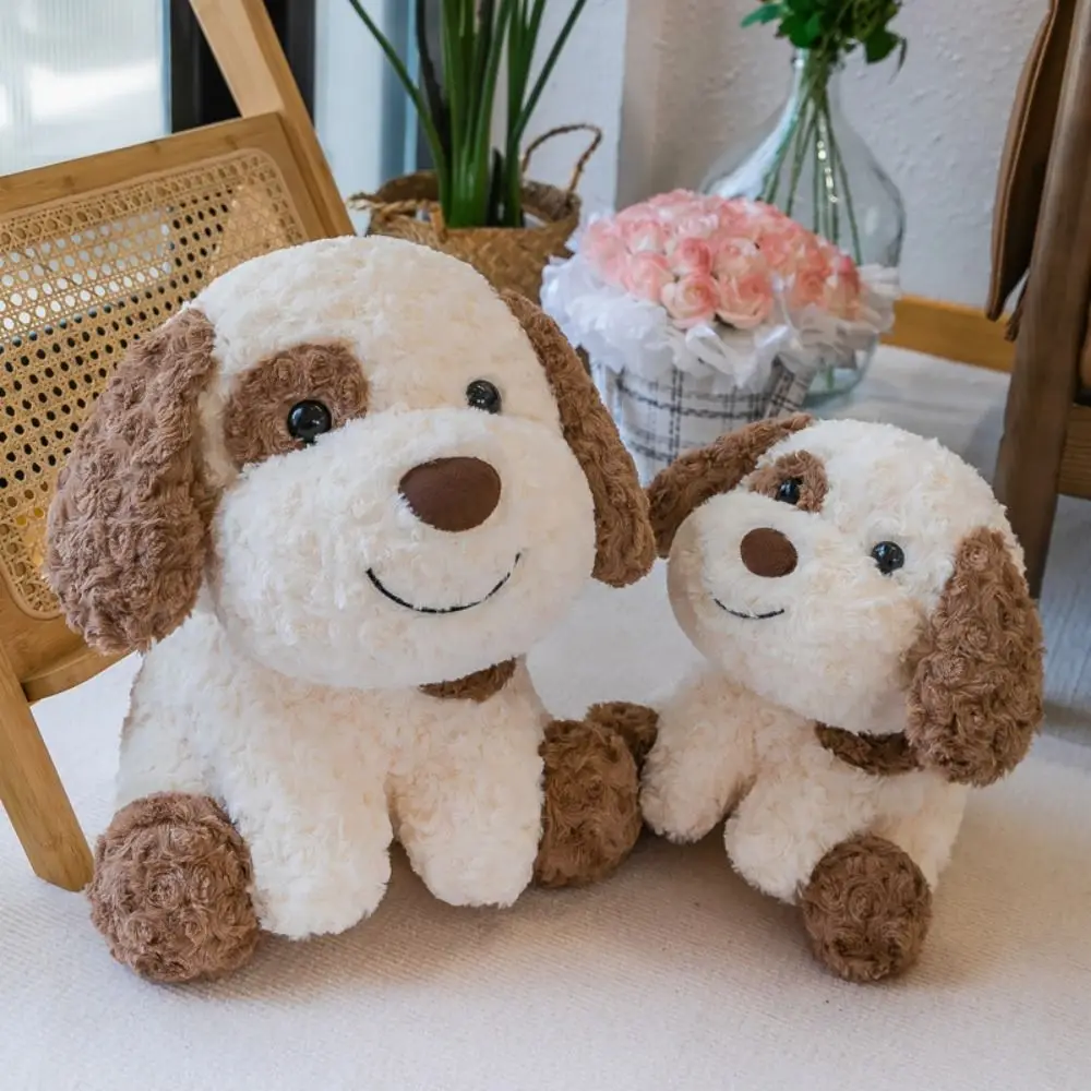 Stuffed Animal Simulation Dog Plush Toy Brown Spot Smile Animal Puppy Dolls Soft 25/30/40cm Shiba Inu Plush Dolls Birthday Gifts